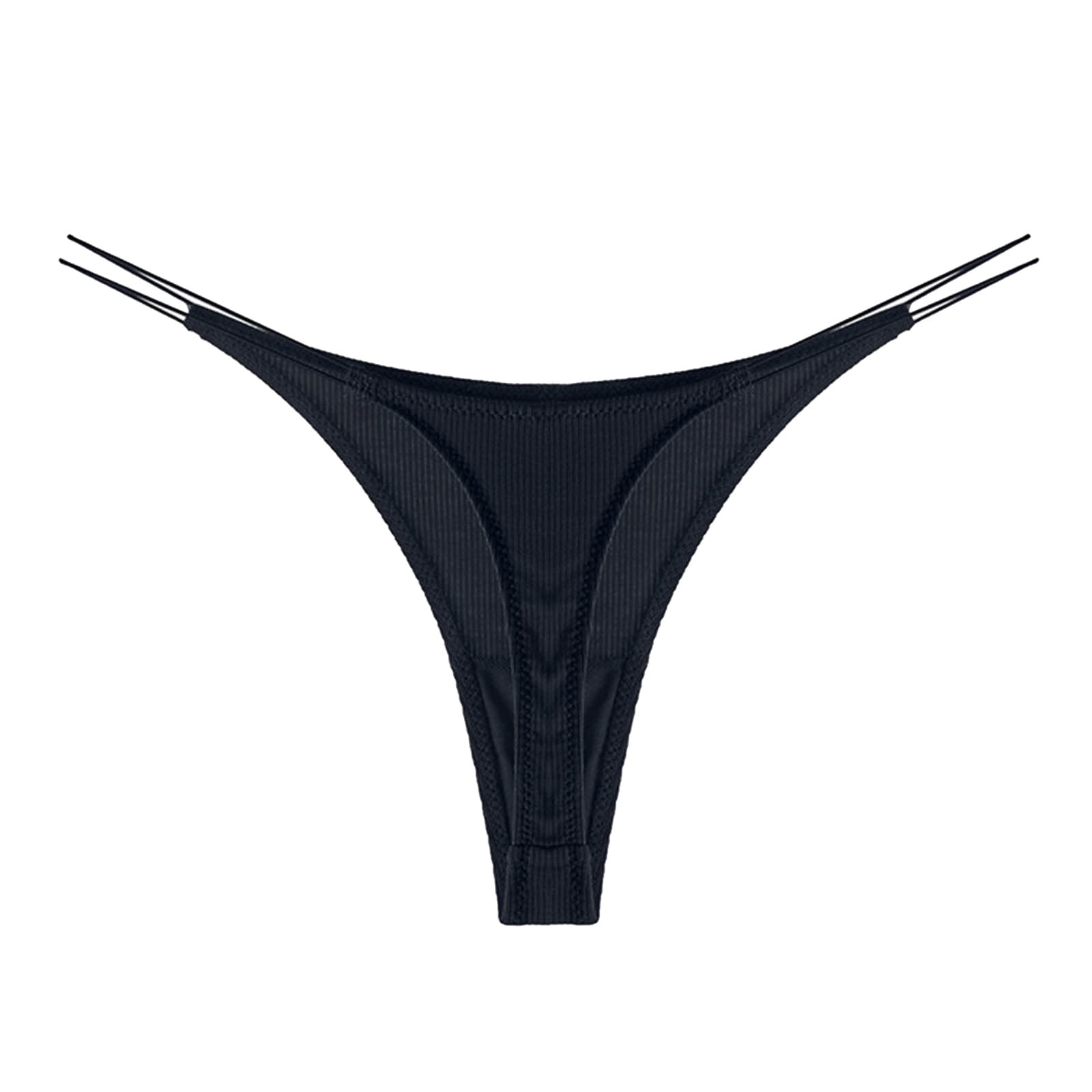 Shpwfbe Womens Underwear Sexy Underwear for Women Womens Solid Underwear V  String Thong Panty Lingerie Thongs for Women 