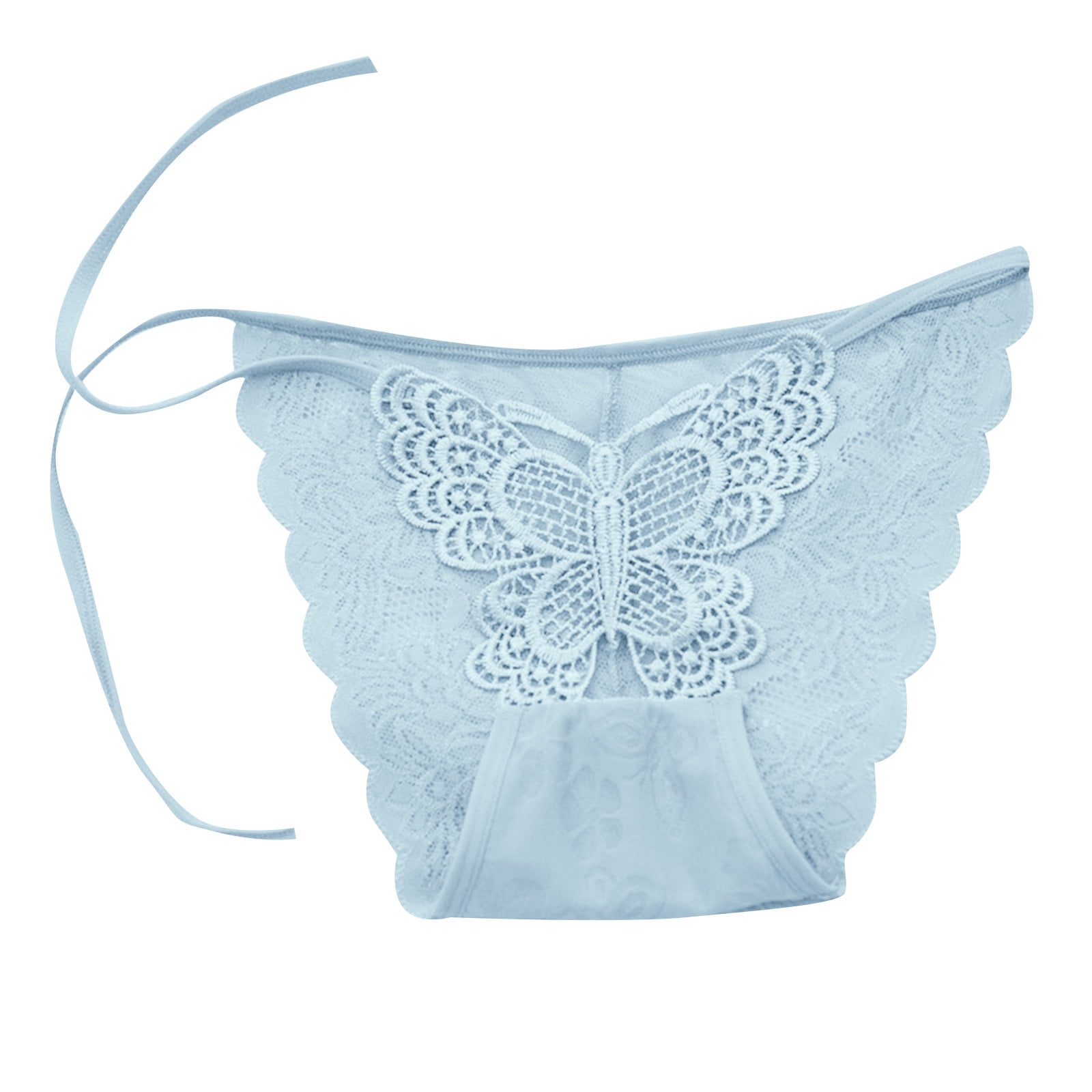 Shpwfbe Lingerie For Women Low Waist Thong Transparent Underwear