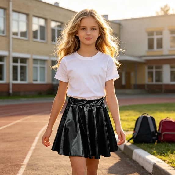 white sleeveless dress Rib T-Shirt Color:Light Denim sweatshirt Sleeper Polka Dot Print