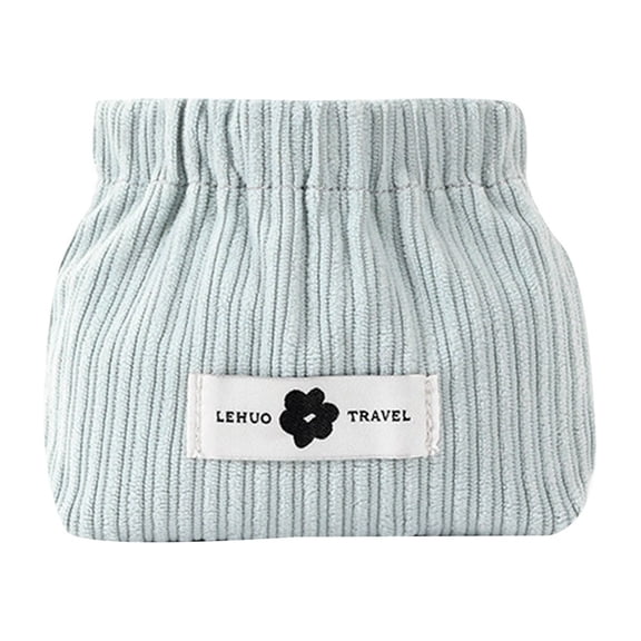 Shrapnel Lipstick Bag Women's Fashion Portable Cosmetics Storage Bag Corduroy Face and Storage Bags