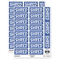 thumbnail image 1 of Shred Border Top Bottom Sticker Set - Dark Blue - Gloss Finish - 2.00" Large, 1 of 7
