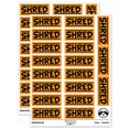 thumbnail image 1 of Shred Border Top Bottom Sticker Set - Orange - Gloss Finish - 2.00" Large, 1 of 7