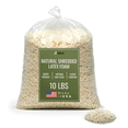 thumbnail image 1 of Shredded Latex Foam - New Recycled Fill for Bean Bags, Pet Beds, Pillows - Made in The USA - 10 lbs, 1 of 9