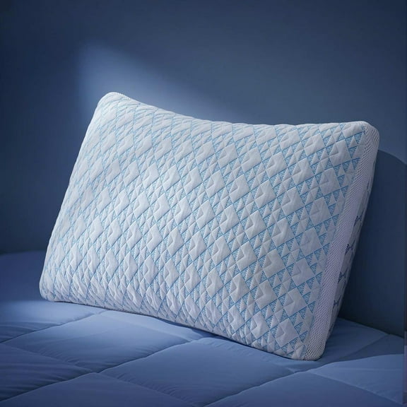 Shredded Memory Cooling Soft Viscose Pillow Size, Adjustable Hotel Quality Bed Pillow for , and Side Sleeper, Oeko-TEX Certified