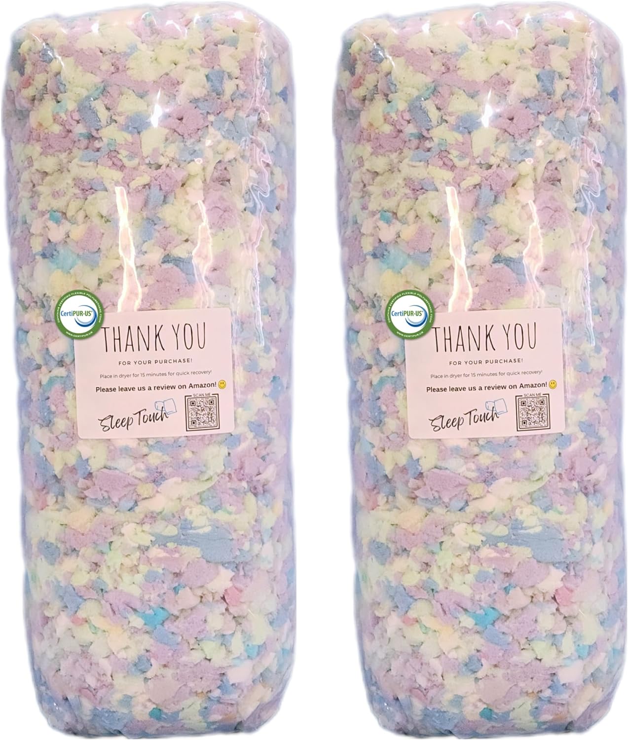 Shredded Memory Foam (10 Pound), Made in USA, 10 LBS Refill, Bean Bag