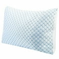 thumbnail image 1 of Shredded Memory Foam Bed Pillows for Sleeping, Washable Cooling Sleep Pillow for Back and Side Sleeper (Queen Size), 1 of 8