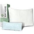 thumbnail image 1 of Shredded Memory Foam Pillow for Sleeping, Soft Adjustable Bed Pillows with Washable Bamboo Pillow Cover for Back & Side Sleepers, CertiPUR-US (Queen), 1 of 7