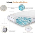Shredded Memory Foam Pillows, Bed Pillows for Sleeping, Standard Pillow