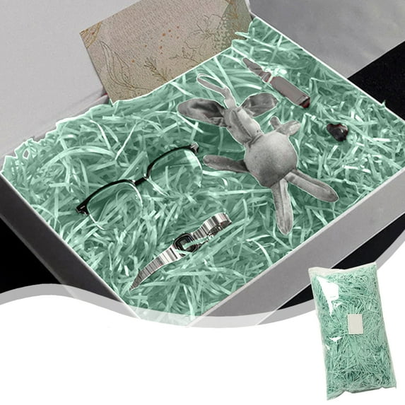 Shredded Paper Filler for Gift Boxes & Packaging | Lightweight Decorative Raffia | Multicolor Options | 100g Pack | Perfect for Weddings Birthday Presents Party Favors | 23x14x3cm | Fluffy Fill Decor