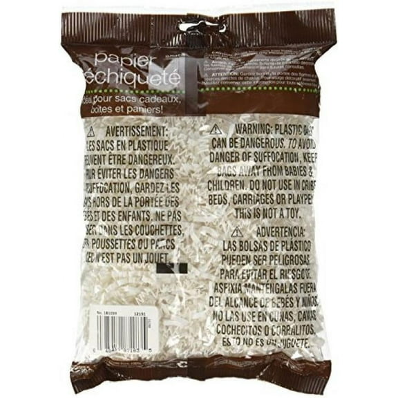 Shredded Paper (White) Party Accessory