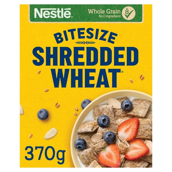 Shredded Wheat Bitesize Breakfast Cereal 370g - British Breakfast Cereal