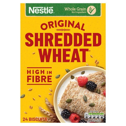 Shredded Wheat Original Cereal 24 Biscuits 540g, British Import (Pack of 3)
