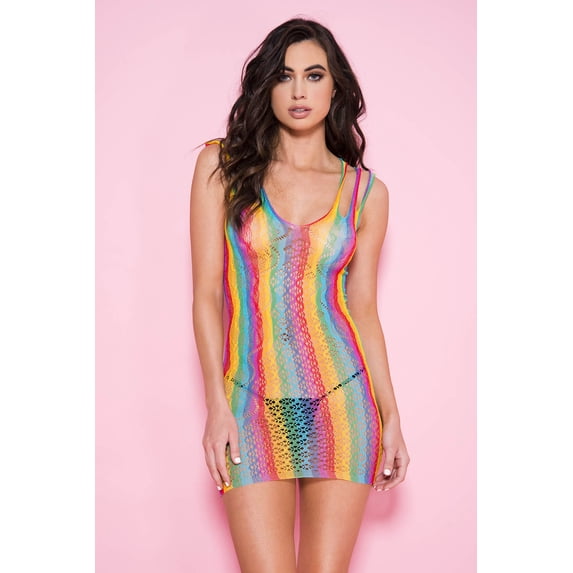 Shredded straps rainbow net mini 60010-RAINBOW