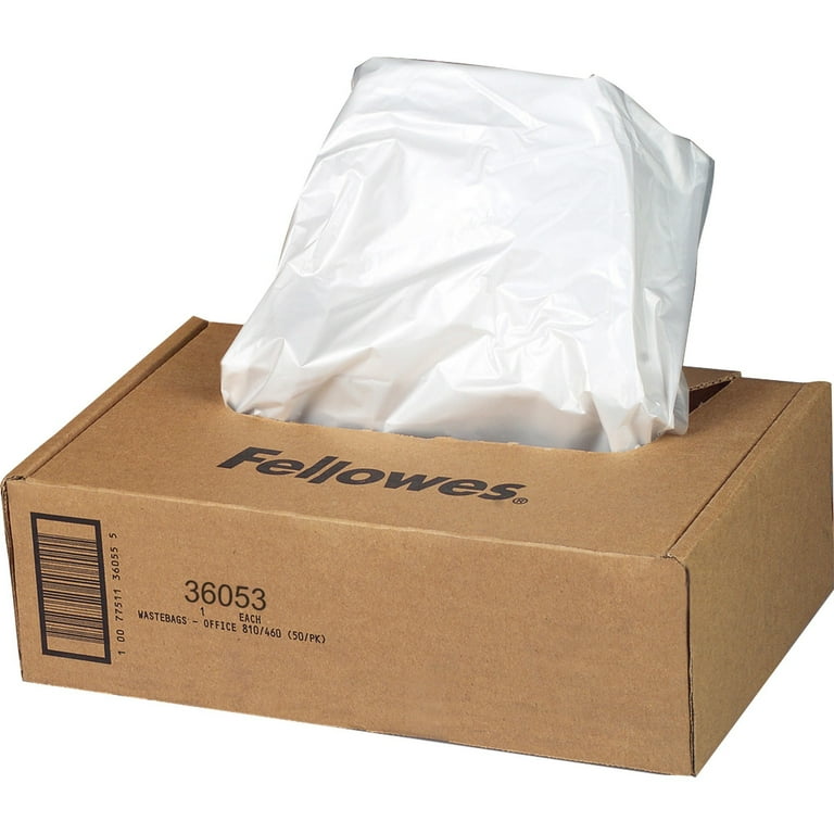 Shredder Waste Bags, 9 gal Capacity, 100/Carton Shredder Waste Bags, 9 gal Capacity, 100/Carton