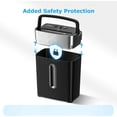 thumbnail image 1 of Shredder for Home Office, 4 Gallons 8-Sheet Cross Cut Credit Card Shredder, Small Paper Shredder for Home Use, 1 of 6