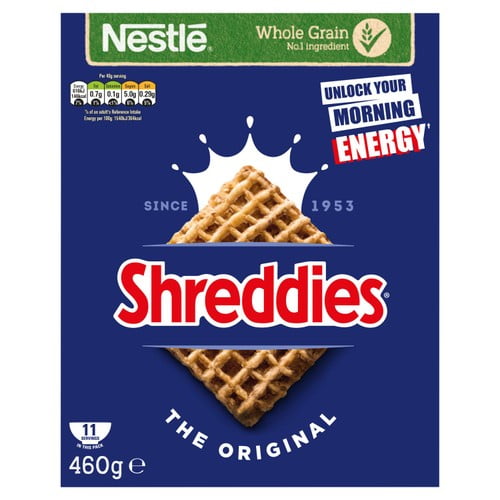 Shreddies Original Breakfast Cereal 460g, British Import (Pack of 3)