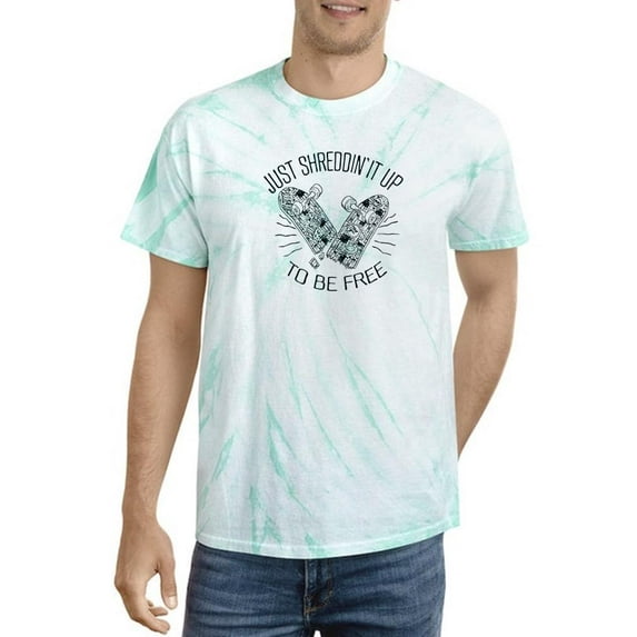 Shreddin' It Up Skateboard Tie Dye Cyclone Men -Image by Shutterstock, Male Large