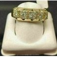 thumbnail image 1 of Shree Diamonds 2Ct Round Cut Lab Created Diamond Men's Wedding Ring Band 14K Yellow Gold Plated, 1 of 2