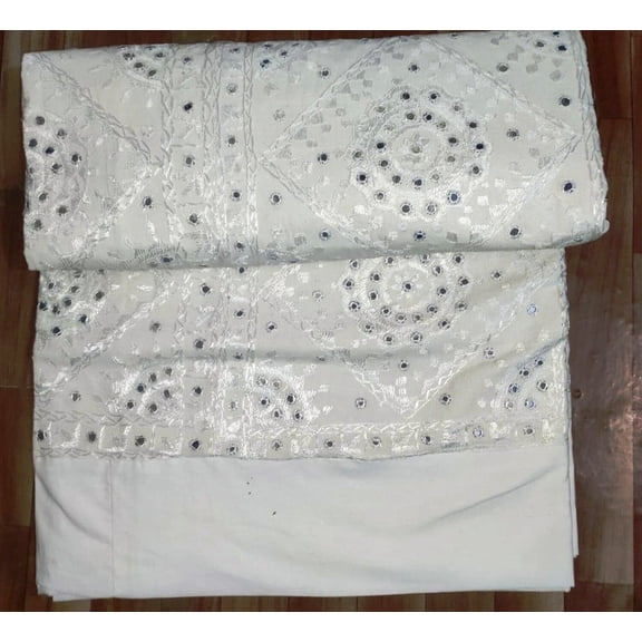 ShreeBedding Decor Art Deco Amber Fort Palace Cotton With Silk Bedspreads, King