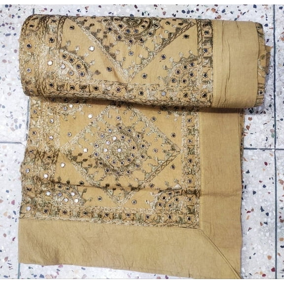 ShreeTextileStore Cotton Bedspread, 108 in x 90 in, Breathable