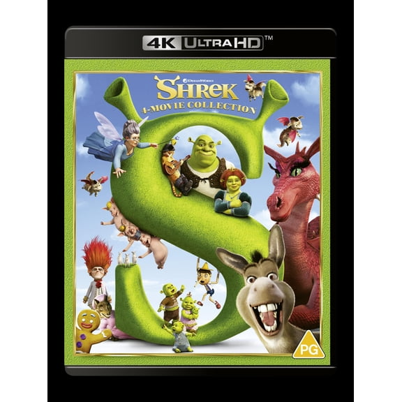 Shrek 1-4 (4K Ultra HD) Sutton Foster Daniel Breaker Christopher Sieber Brian d'Arcy James