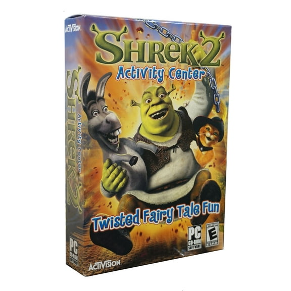Shrek 2 Activity Center PC CDRom - Join Shrek & his Friends for Fairy Tale Fun with a Twist