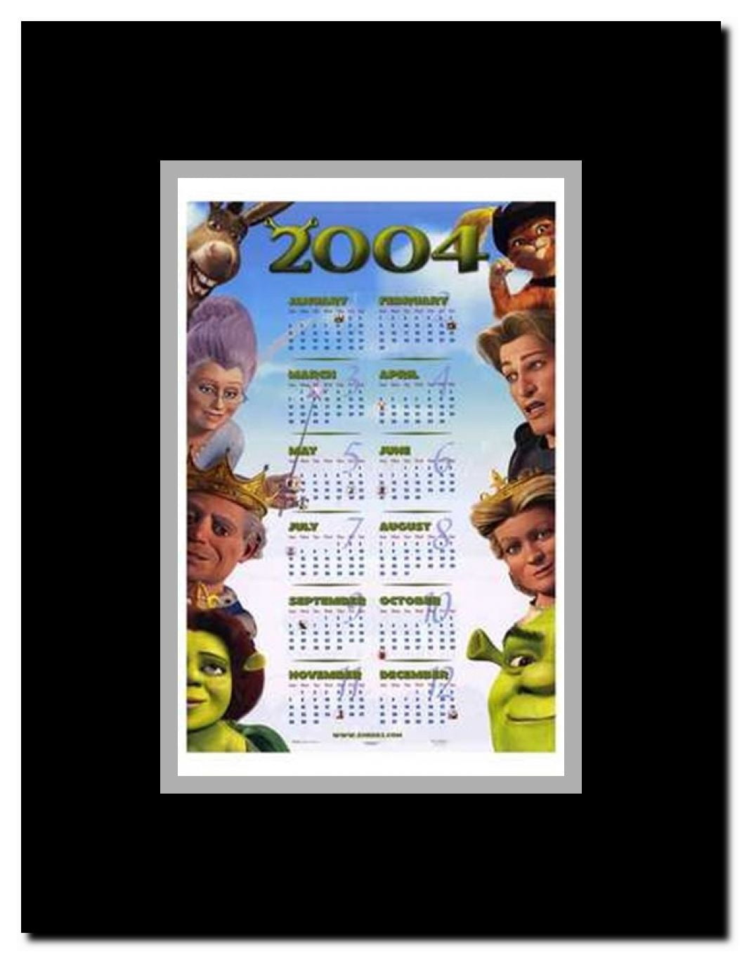 Shrek 2 Framed Movie Poster