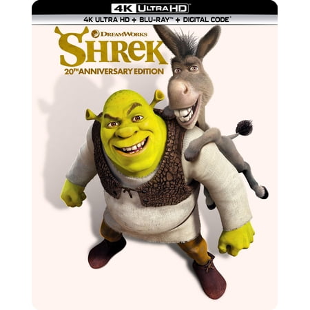 Shrek (20th Anniversary Limited Edition Steelbook 4K Ultra HD + Blu-ray + Digital) [UHD]
