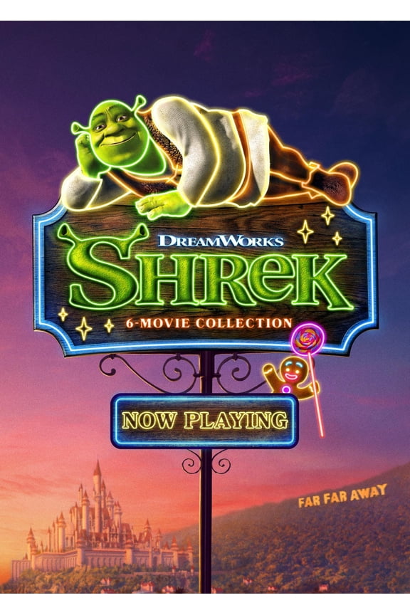 Shrek 6-Movie Collection (DVD), Family, DreamWorks
