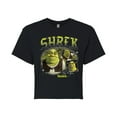 thumbnail image 1 of Shrek - 90s Style Collage - Juniors Cropped Graphic T-Shirt, 1 of 5
