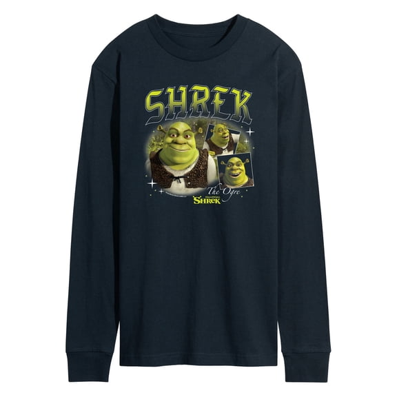Shrek - 90s Style Collage - Men's Long Sleeve Graphic T-Shirt