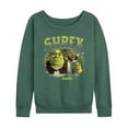 thumbnail image 1 of Shrek - 90s Style Collage - Women's French Terry Long Sleeve Shirt, 1 of 5