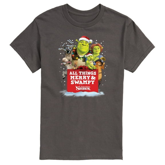 Shrek - All Things Merry And Swampy - Men's Short Sleeve Graphic T-Shirt