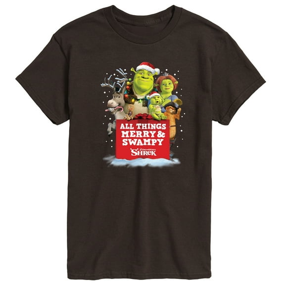 Shrek - All Things Merry And Swampy - Men's Short Sleeve Graphic T-Shirt