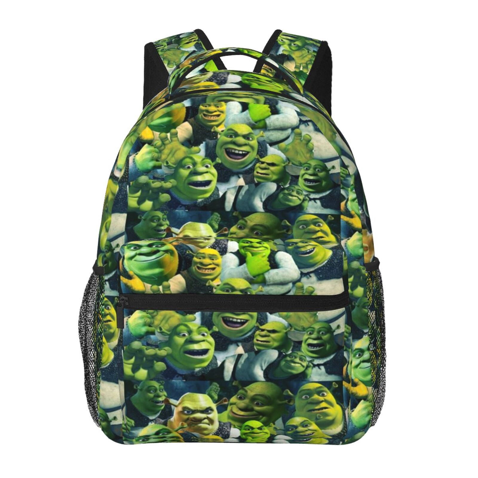 Shrek Backpac Cute Cartoon Lightweight Backpac Outdoor Travel Backpac ...