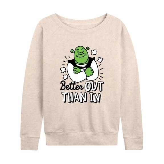 Shrek - Better Out Than In - Women's Lightweight French Terry Long Sleeve Shirt