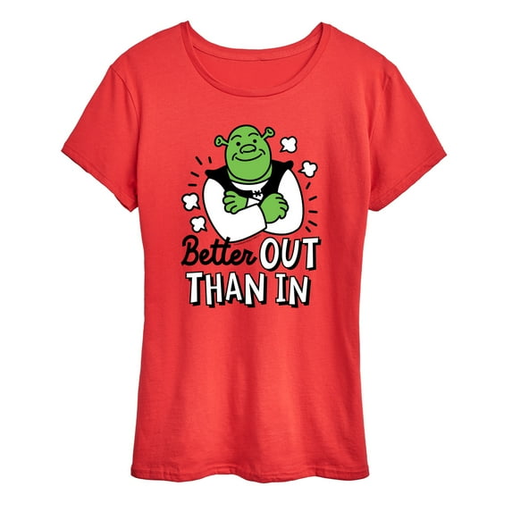 Shrek - Better Out Than In - Women's Short Sleeve Graphic T-Shirt