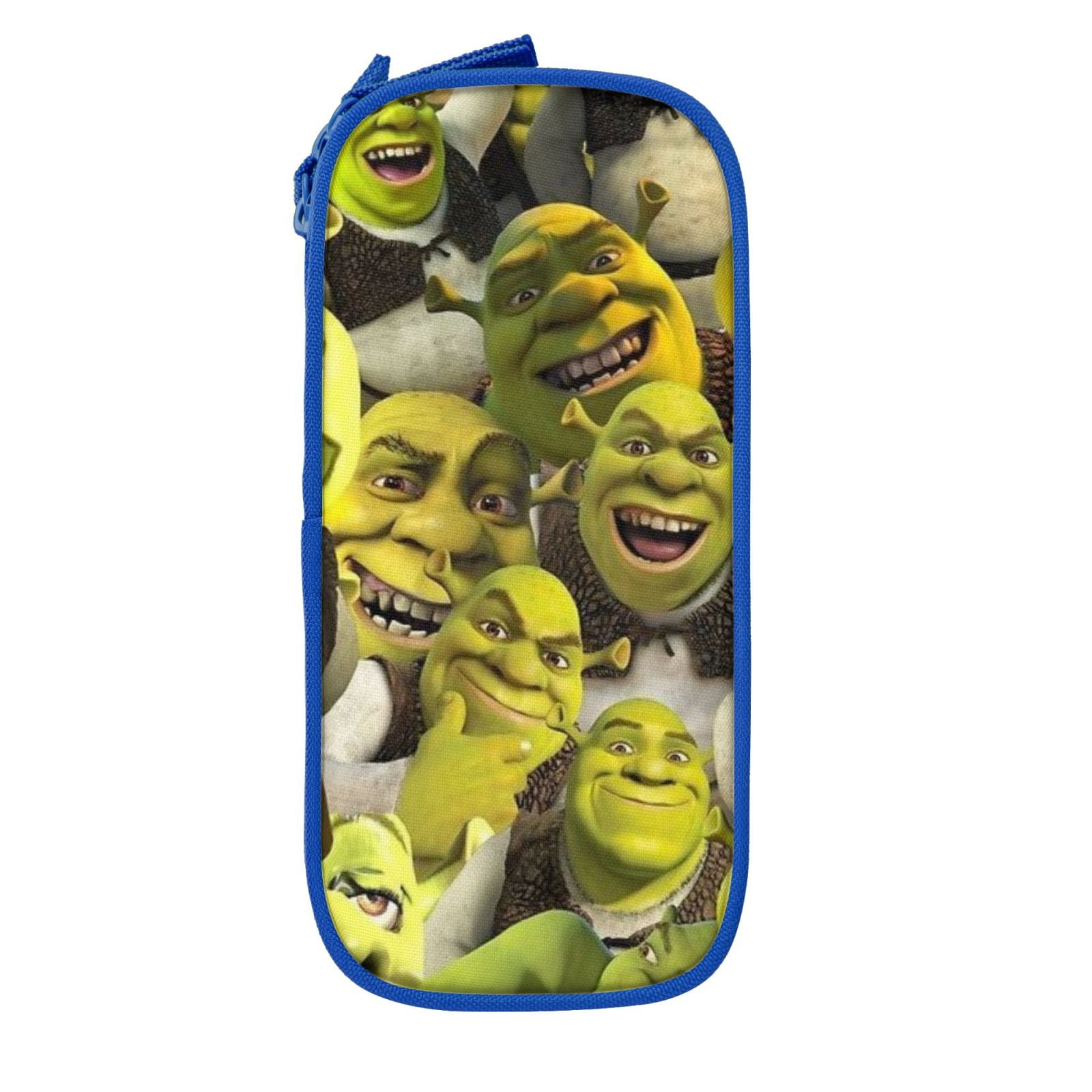 Shrek Big Capacity Pencil Case Bag with Zipper, Aesthetic Pencil Pouch ...