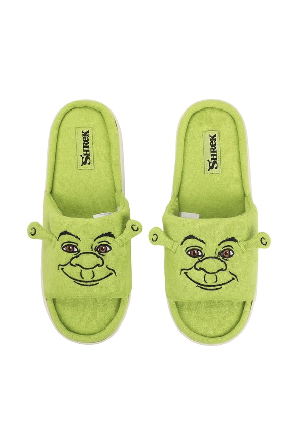 Shrek Big Face Shrek Men's Open Toe Slipper-Large