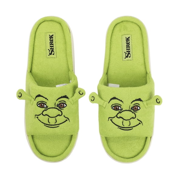 Shrek Big Face Shrek Men's Open Toe Slipper-Small