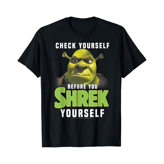 Shrek Check Yourself Before You Shrek Yourself T-Shirt