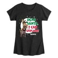 thumbnail image 1 of Shrek - Dear Santa I Can Explain - Girls Youth Fitted Short Sleeve Graphic T-Shirt, 1 of 4