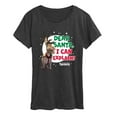 thumbnail image 1 of Shrek - Dear Santa I Can Explain - Women's Short Sleeve Graphic T-Shirt, 1 of 4