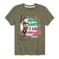 thumbnail image 1 of Shrek - Dear Santa I Can Explain - Youth Short Sleeve Graphic T-Shirt, 1 of 4