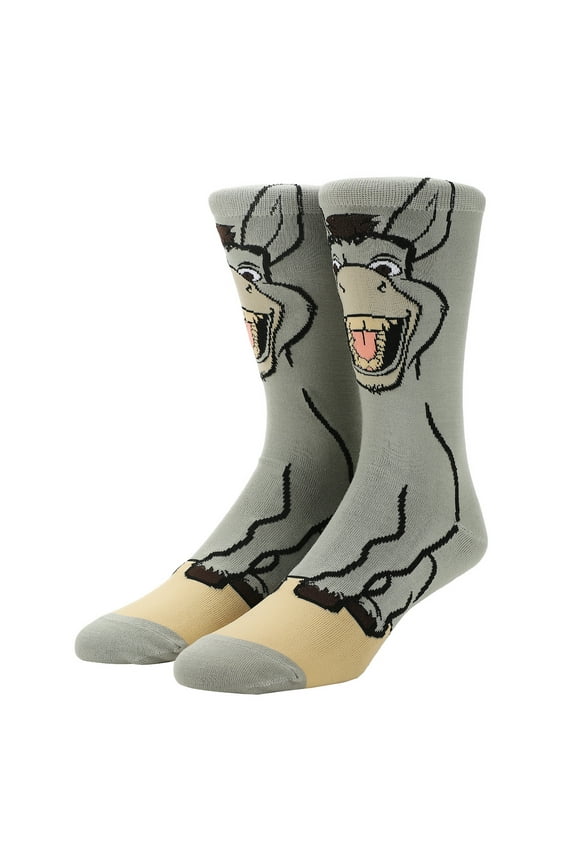 Shrek Donkey Men's Casual Crew Socks
