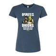 thumbnail image 1 of Shrek - Donkey - Ogres Are Like Onions - Onions Have Layers - Ogres Have Layers - Juniors Fitted Graphic T-Shirt, 1 of 1