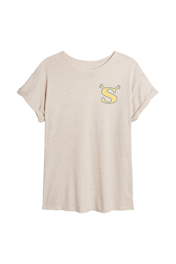 - Donkey Waffles - Juniors Oversized Graphic T-Shirt