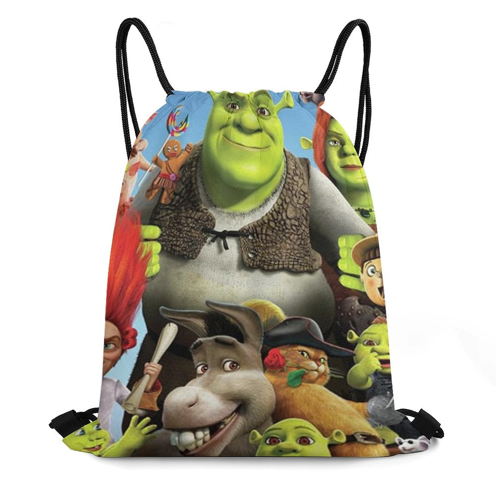 Shrek Drawstring Backpacks Gym Athlete Bag Draw String Bags for Sports ...