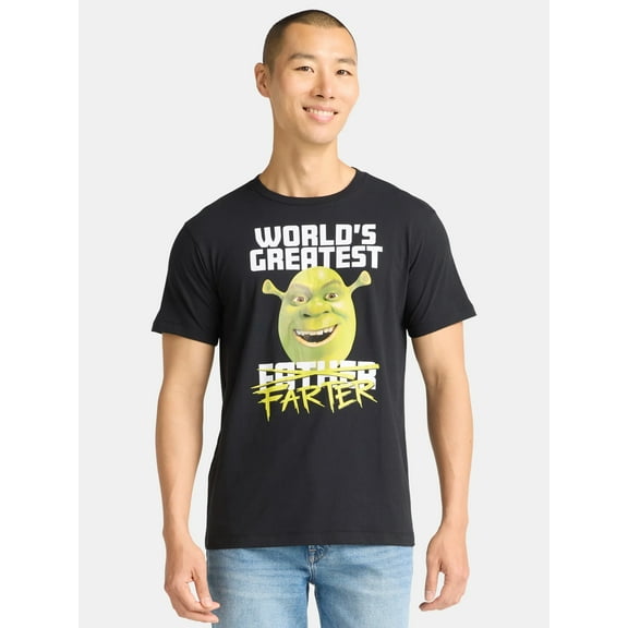 Shrek Father's Day, Men's & Big Men's Graphic Tee, Sizes XS-5XL