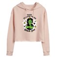 thumbnail image 1 of Shrek - Fiona Rescue Myself - Juniors Cropped Pullover Hoodie, 1 of 5